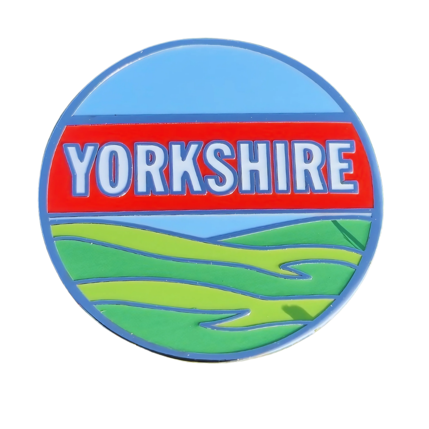 Yorkshire Dales-themed golf ball marker