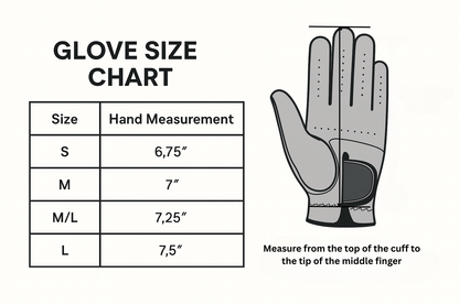 Yorkshire Rose Cabretta Leather Golf Glove